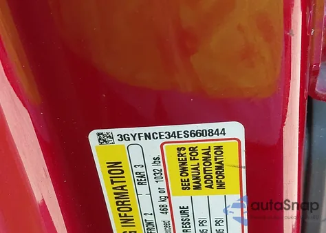 2014 Cadillac Srx Performance Collection from USA, damaged, VIN 3GYFNCE34ES660844